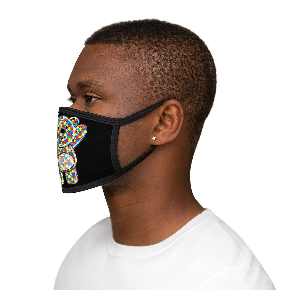 Thumbnail: Autism Teddy Bear Adult Face Mask