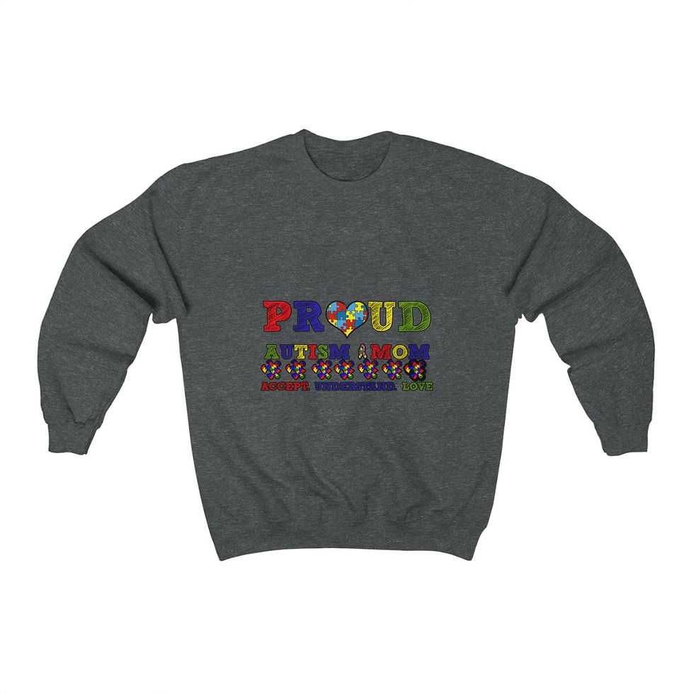 Thumbnail: Proud Mom Autism Awareness  Sweatshirt