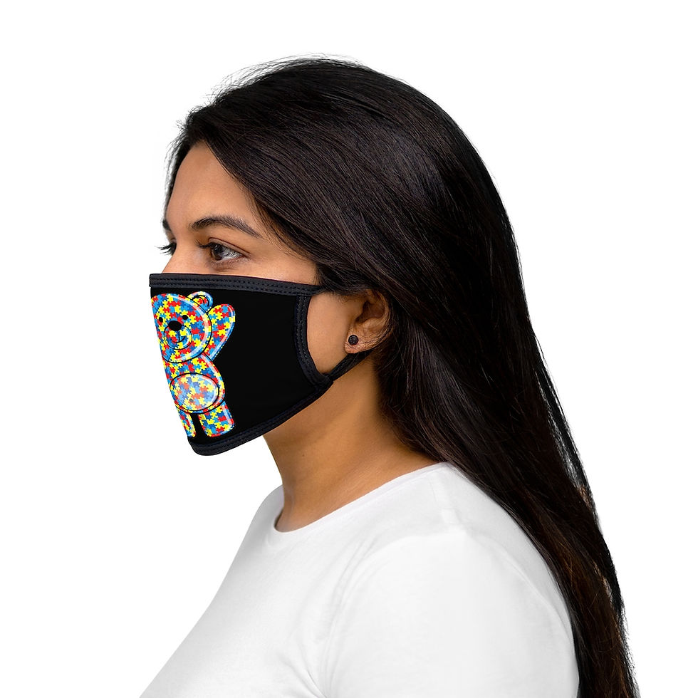 Thumbnail: Autism Teddy Bear Adult Face Mask