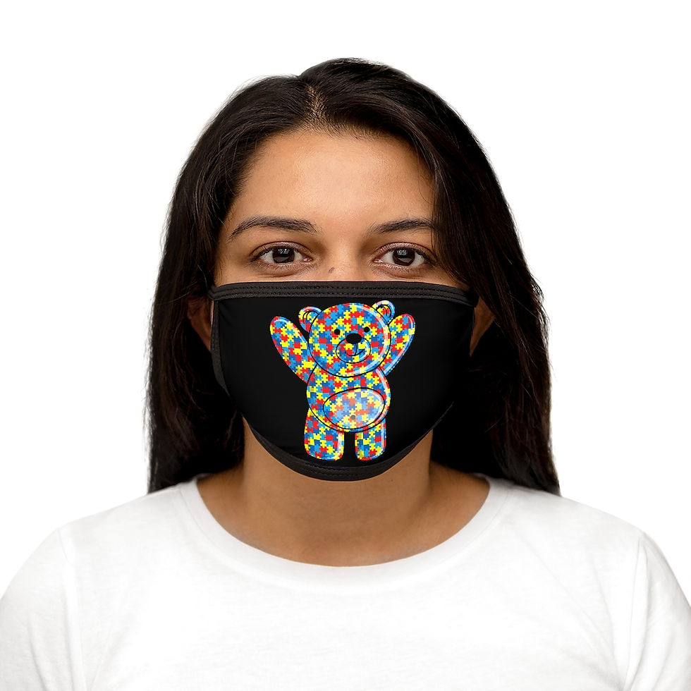 Thumbnail: Autism Teddy Bear Adult Face Mask