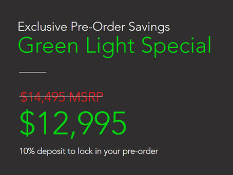 Pre-Orders Now Open: Exclusive Green Light Special Offer!