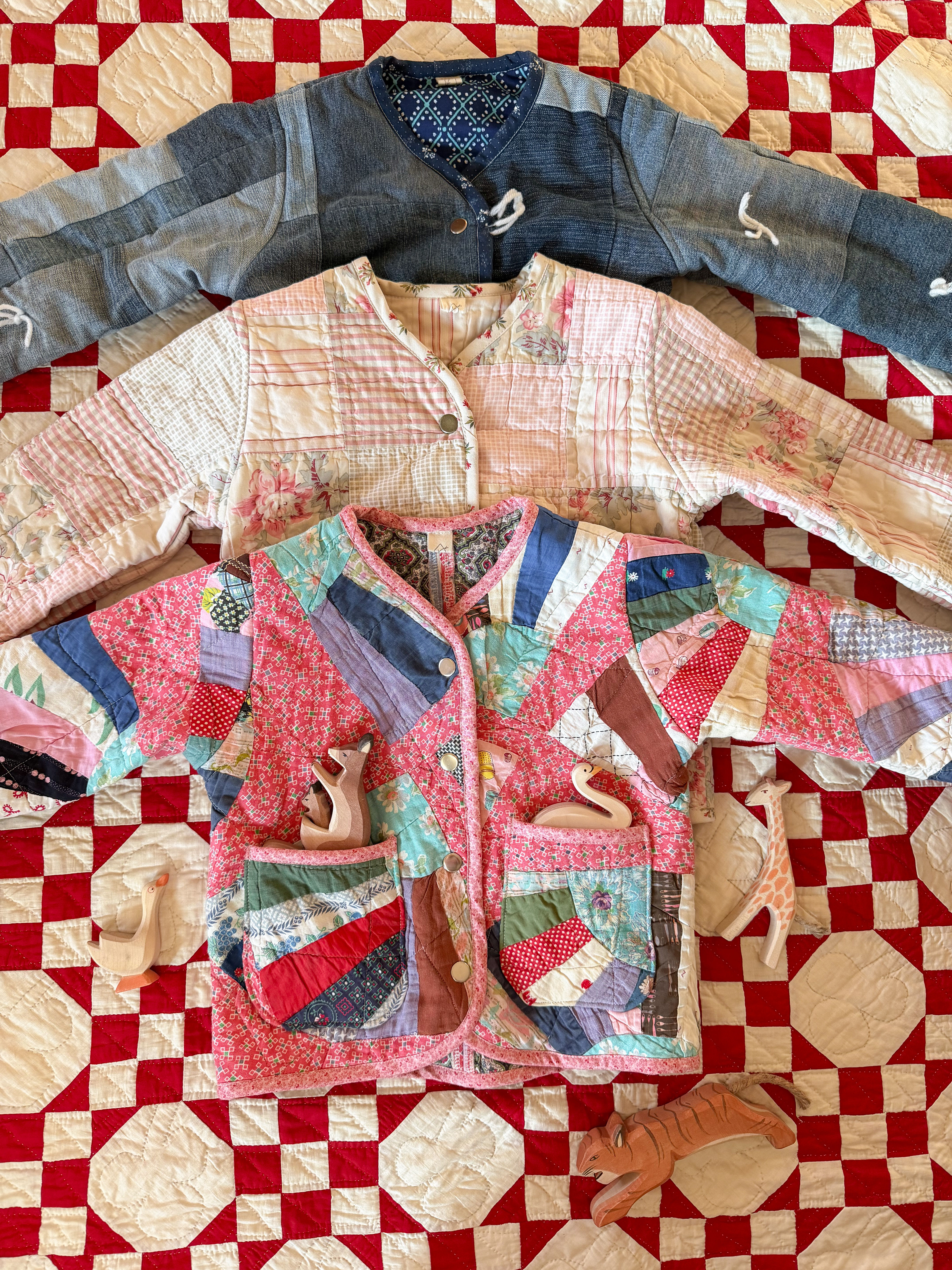 Child sized quilt jacket 