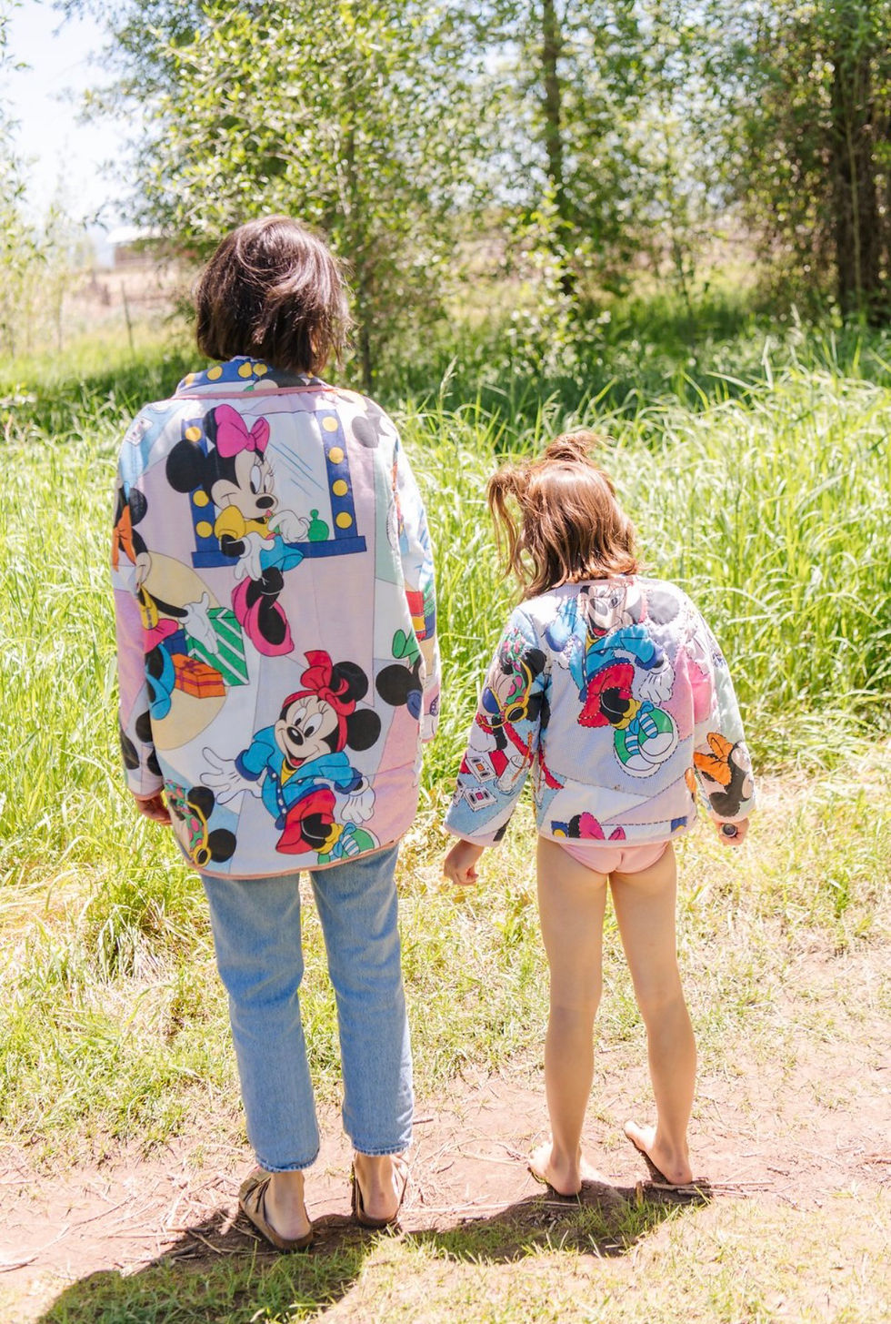 Thumbnail: Minnie Mouse quilt jacket women’s and child
