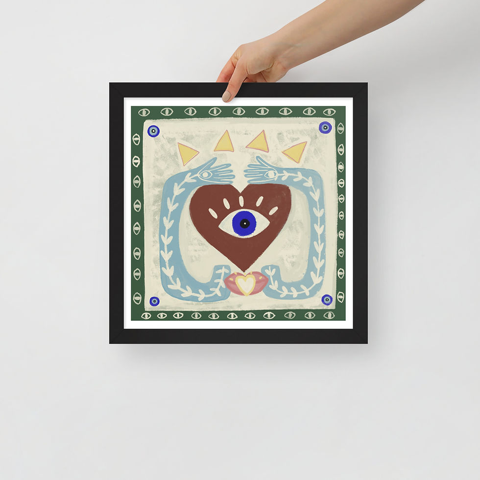 Thumbnail: Love Eye - Frame Poster