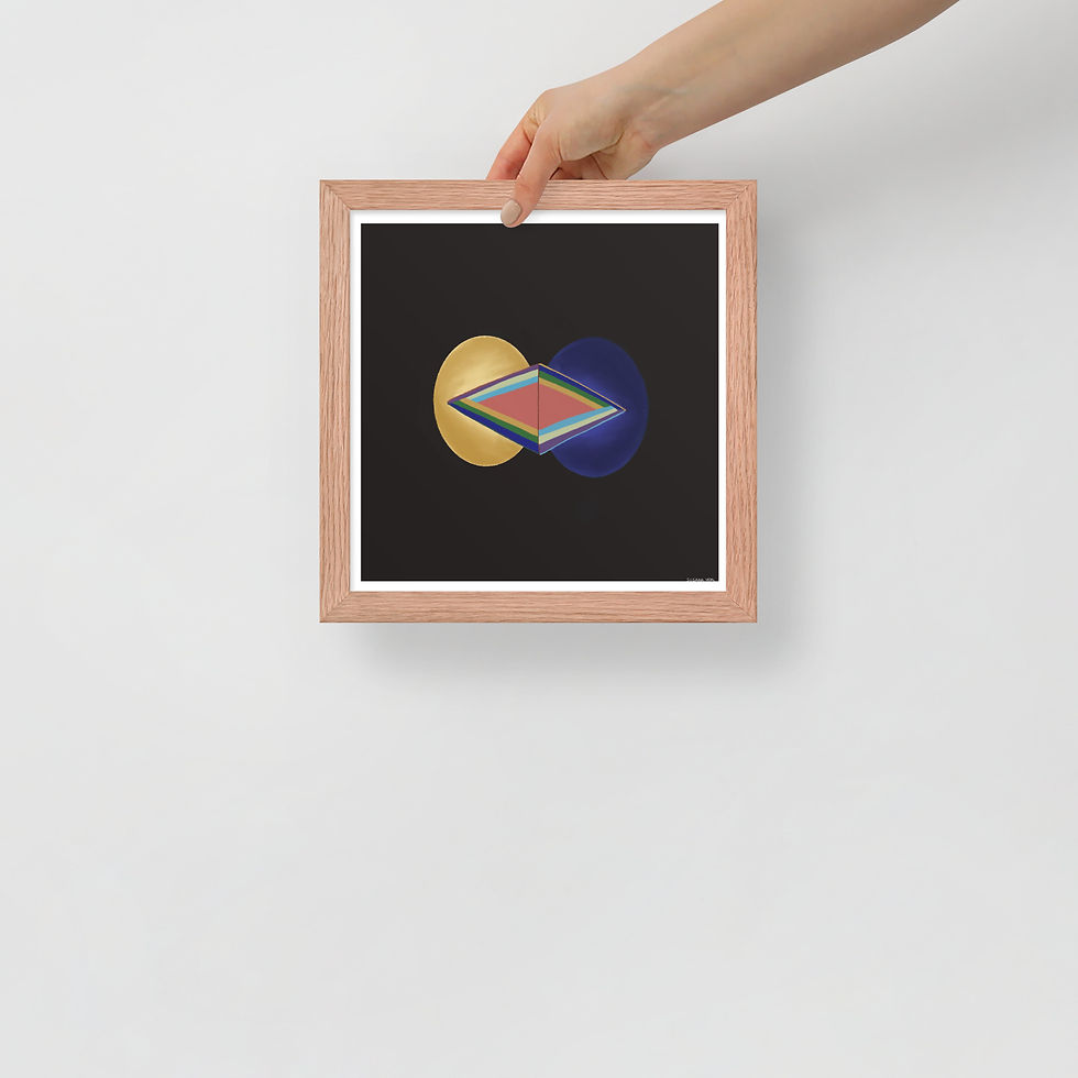 Thumbnail: EL monte analogo - Framed Poster