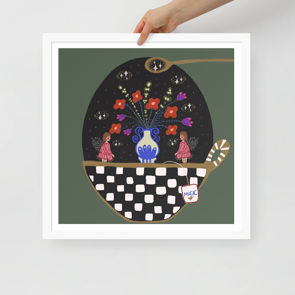 Thumbnail: Magic Tea - Framed Poster