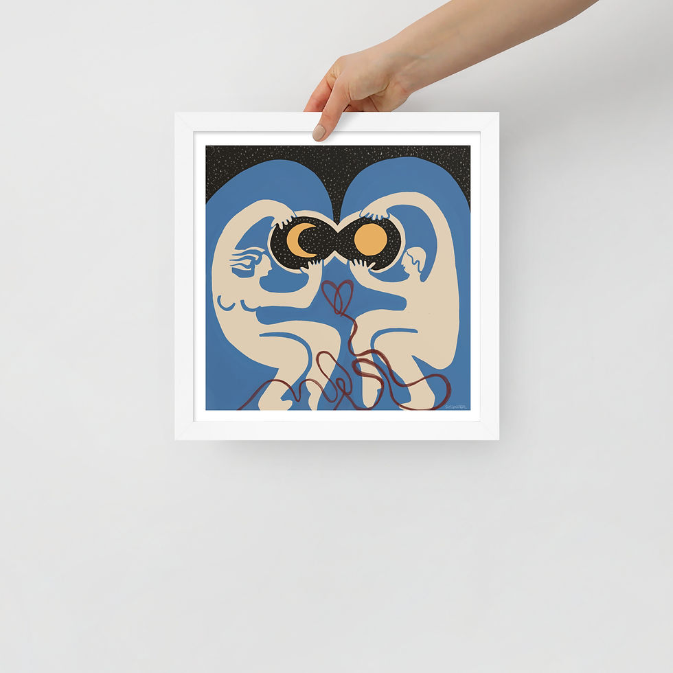 Thumbnail: Hilo Rojo - Framed poster
