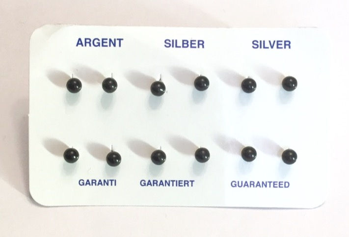 Miniature : Perla sintetica 4mm (6 paia)