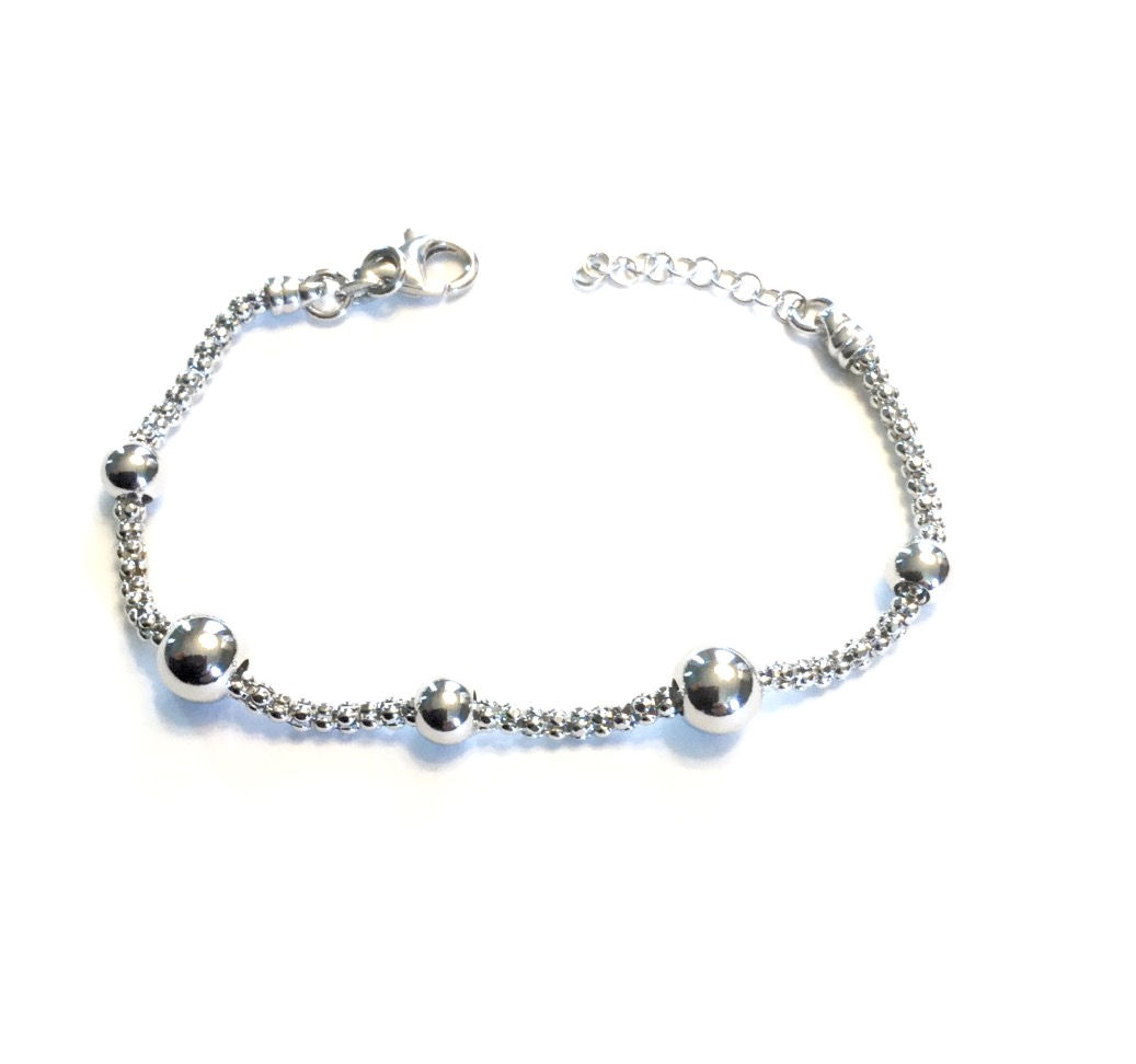 Maglia coreana con palline da 6mm e 8mm