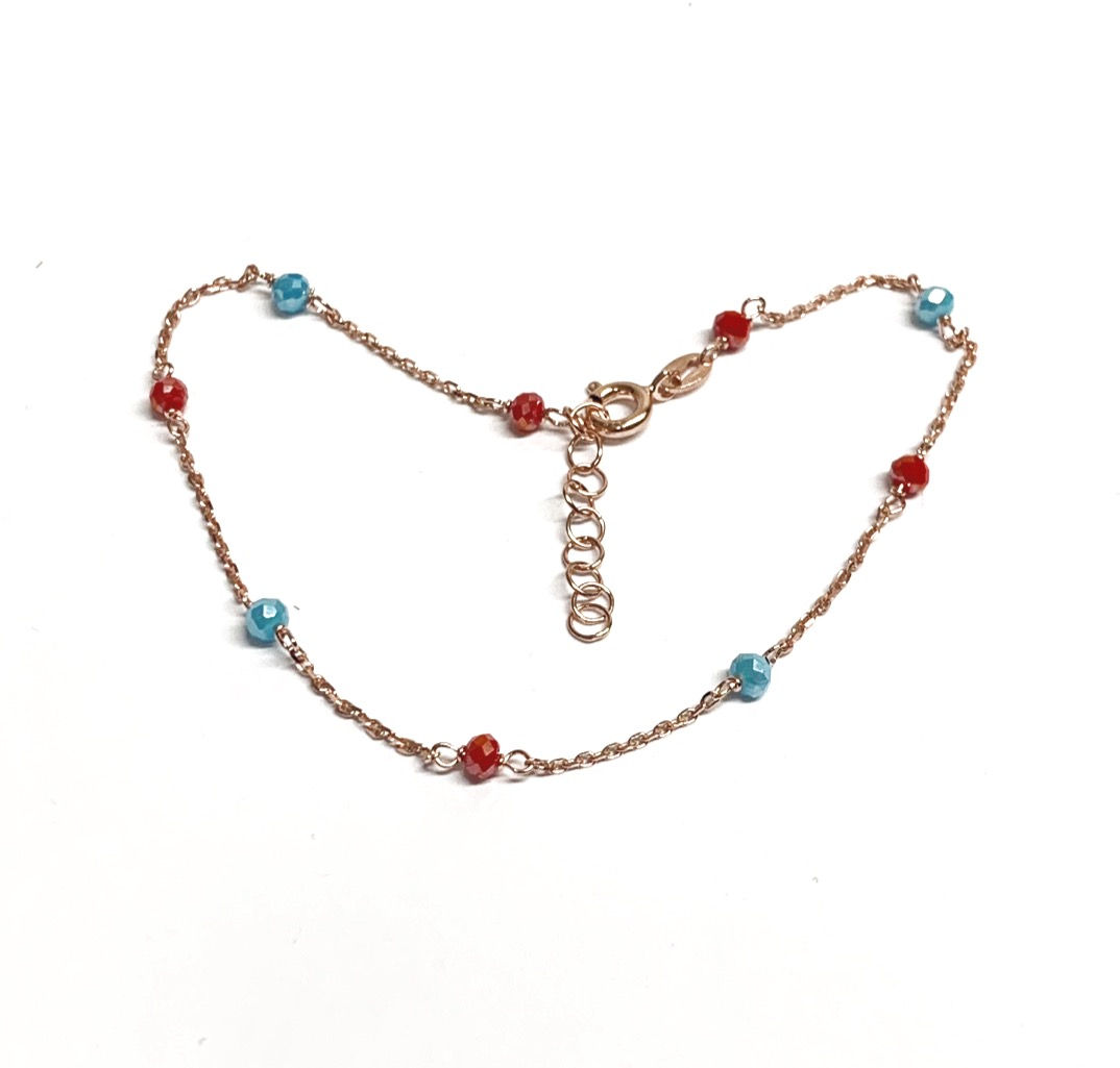 Forzatina mit farbigen Steinen