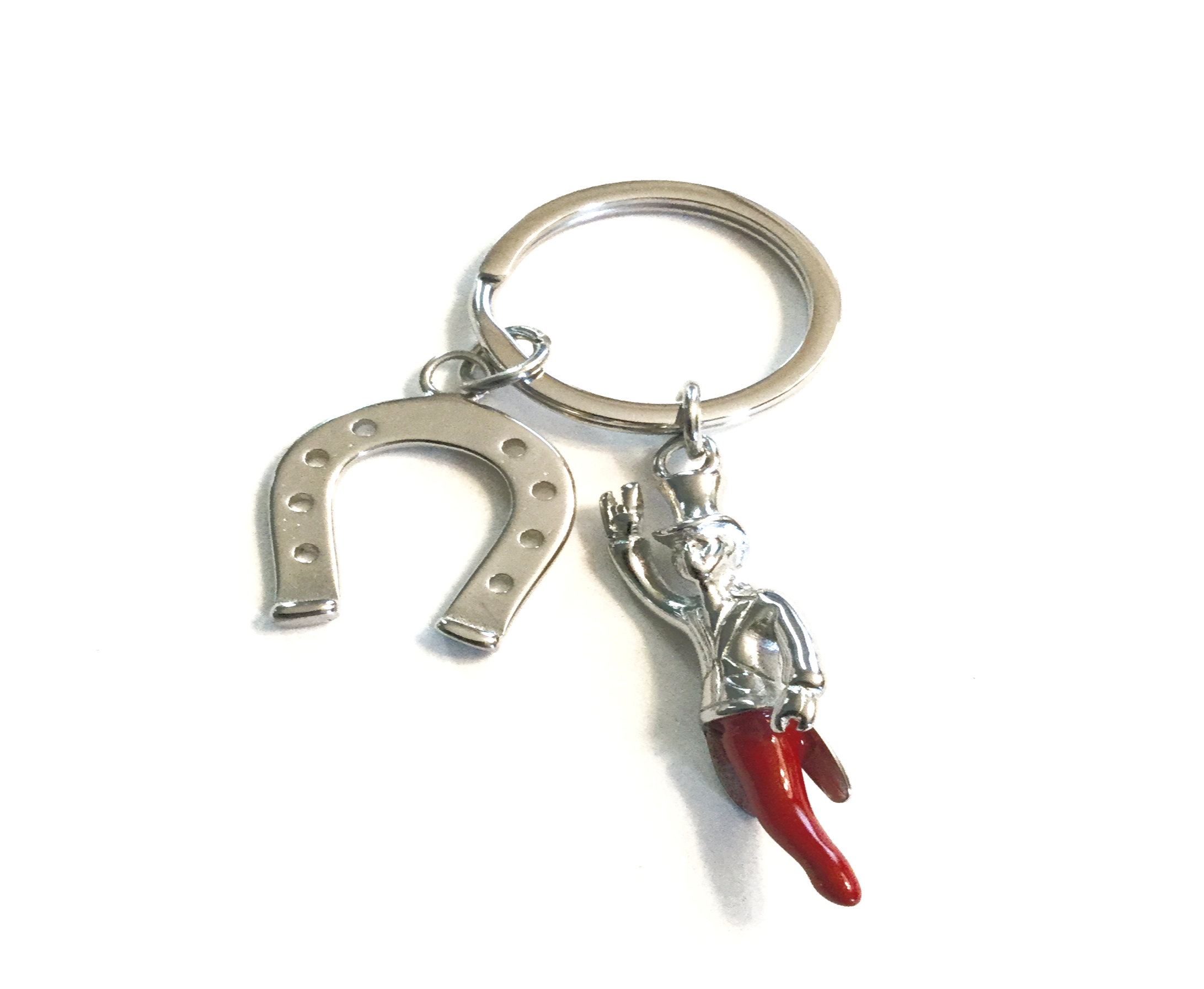 Llavero jorobado y herradura