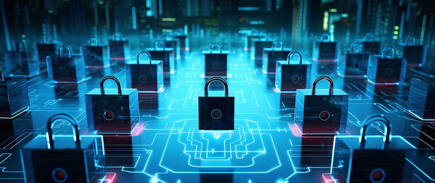 cyber security padlocks