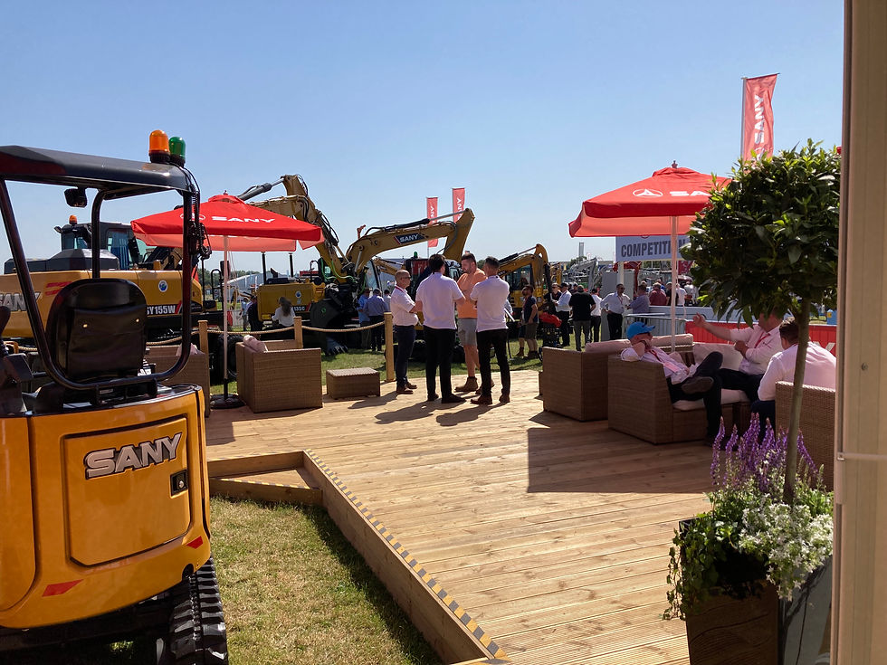 SANY UK celebrates success at PlantWorx 2023