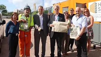 Time capsule from 1940s found under Portsmouth university building