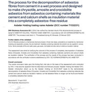 VERIFICATION STATEMENT