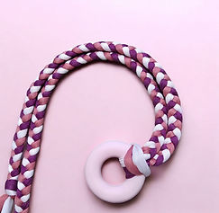 fabric chew necklace