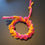 Thumbnail: 2x Duo Colour Extra Thick Fabric Chew Bracelet