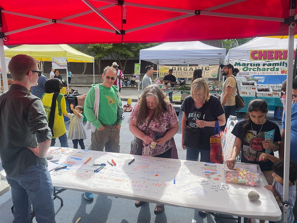 Community engagement at the Lake City Farmers Market