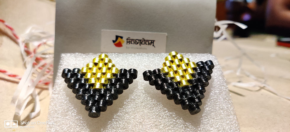 Thumbnail: Gold Cluster Earrings