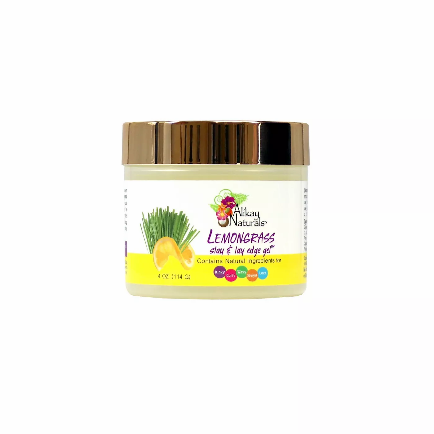 Alikay Naturals Lemongrass Stay & Lay Edge Gel