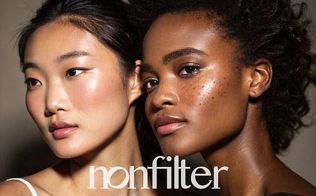 AI-generated image of two models with lifestyle branding design and logo concept by Kuikui Design in Nairobi, Kenya