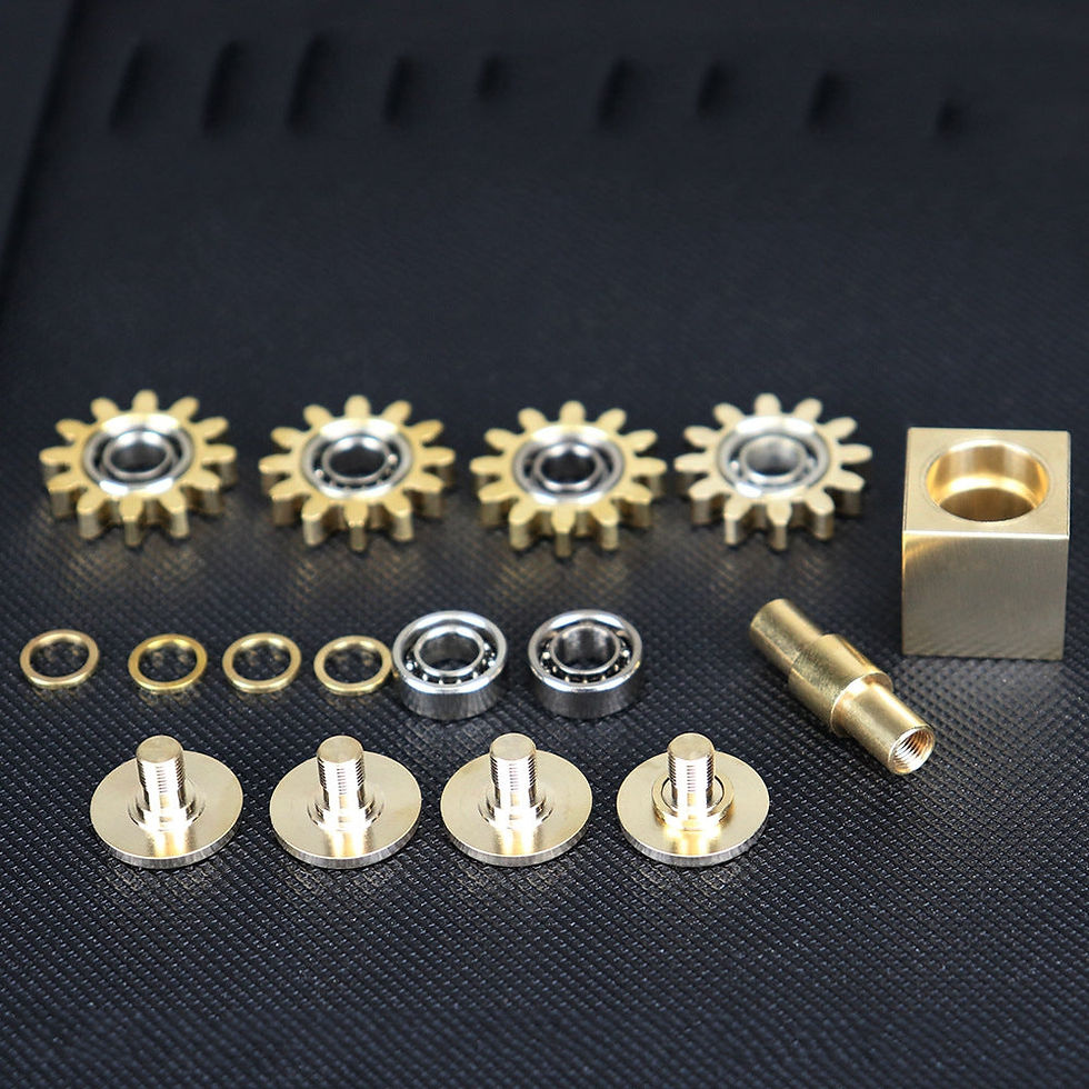 Thumbnail: Brass Cube Gears Spinner