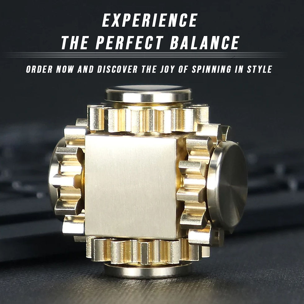 Thumbnail: Brass Cube Gears Spinner