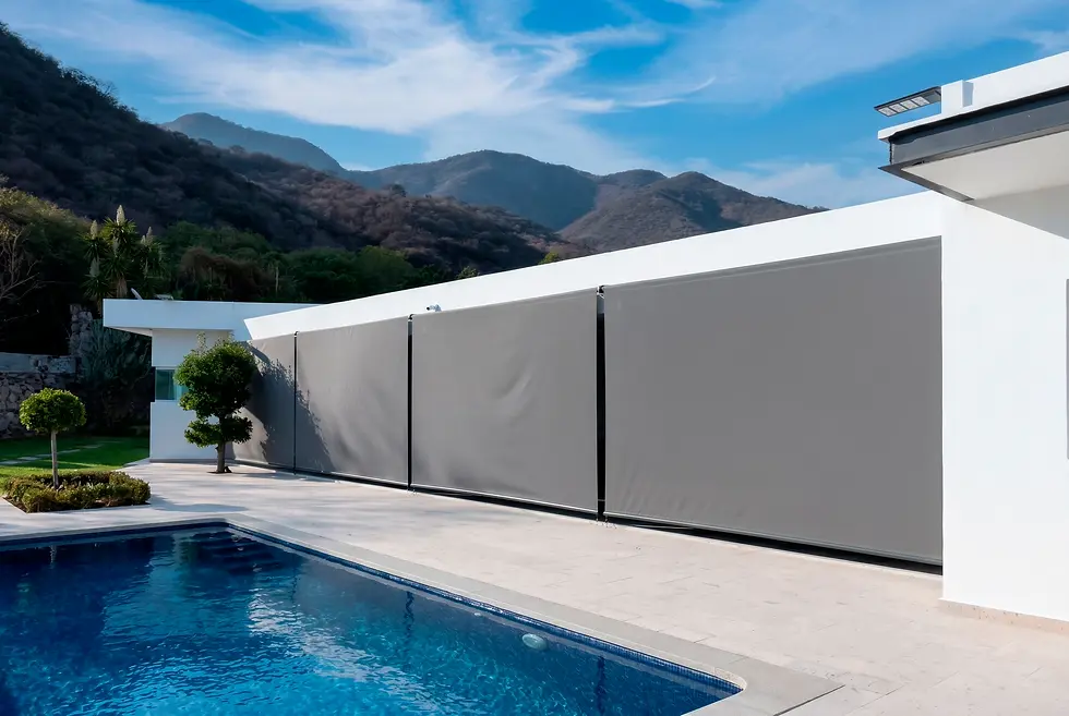 toldo vertical persianas casa bonita Saltillo