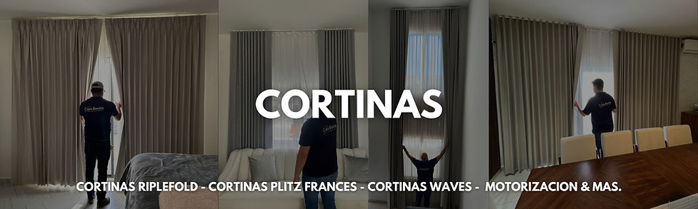 tipos de cortinas