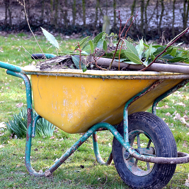 Yellow Garden Wheelbarrow
