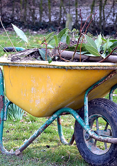 Yellow Garden Wheelbarrow