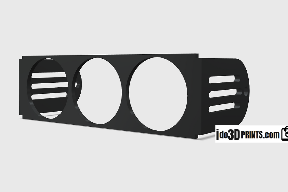 Universal DIN Gauge Pod 52mm (21/16") Single/Dual/Triple pod radio