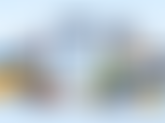 Snowy scene with people clearing snow, insurance document, coins, and a safety sign. A house and car are in the background. Snow removal insurance