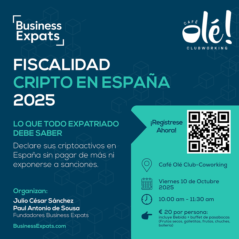 Conferencia Fiscalidad Cripto en España