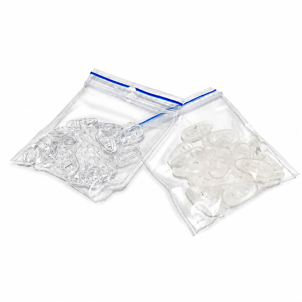 Plaquetas transparentes (almohadillas nasales) para monturas - Silens Laboratorio Óptico