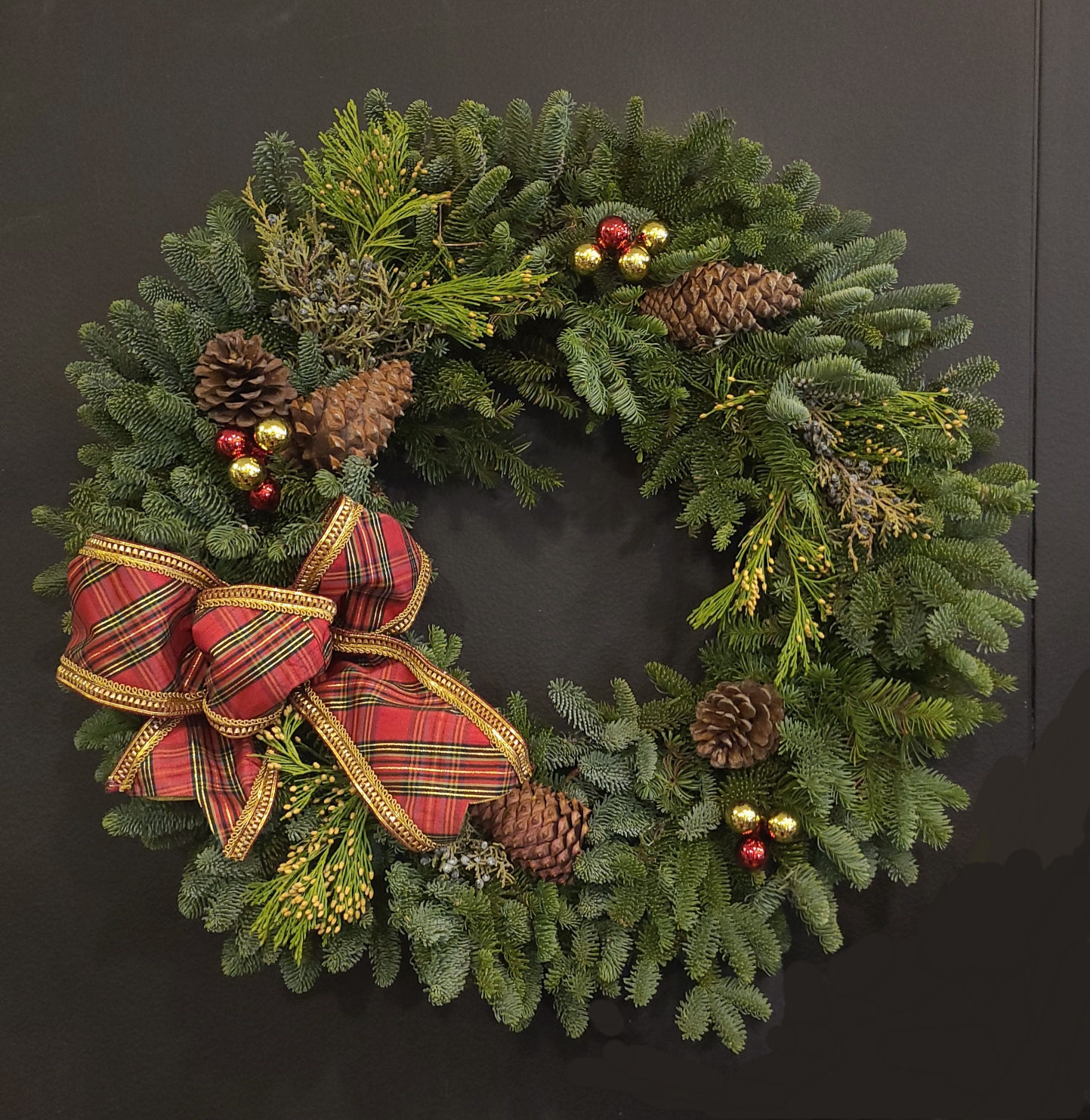 Season's Greetings Wreath