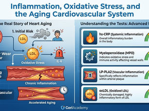 Join Dr. G as he decodes advanced heart markers like hs-CRP, MPO, and oxLDL. Learn how inflammation and oxidative stress impact your vascular health as you age.