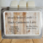 A six pack of Black Cardamom Soy Wax Melts. Front view.