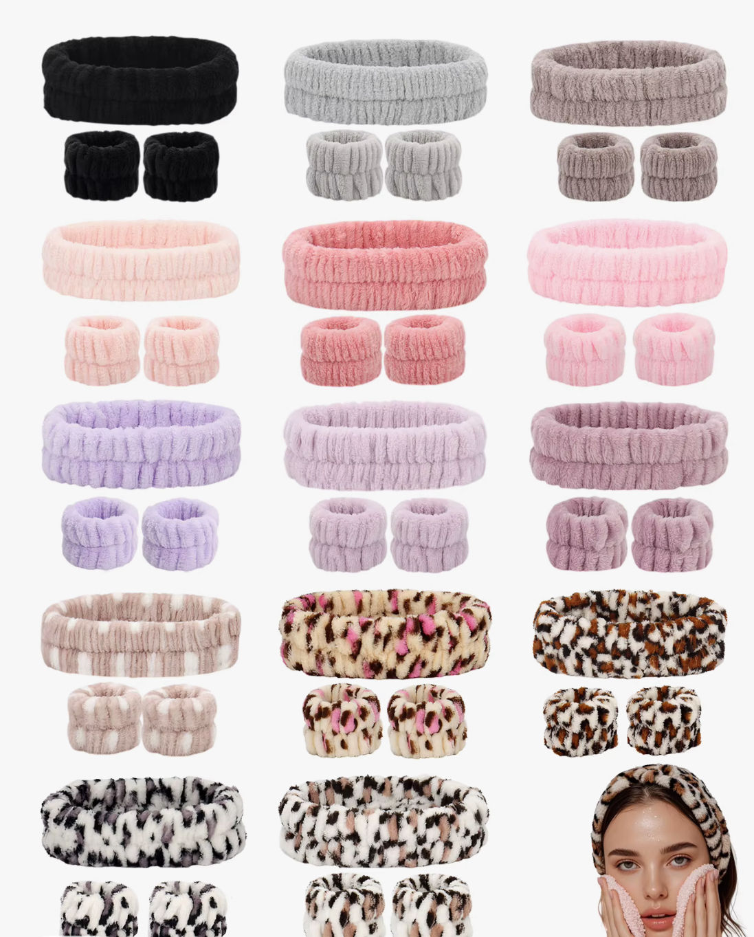 Bandeau et bracelet Skincare