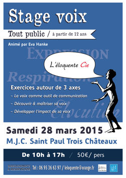 Stage voix