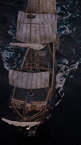 Efeito especial em um barco