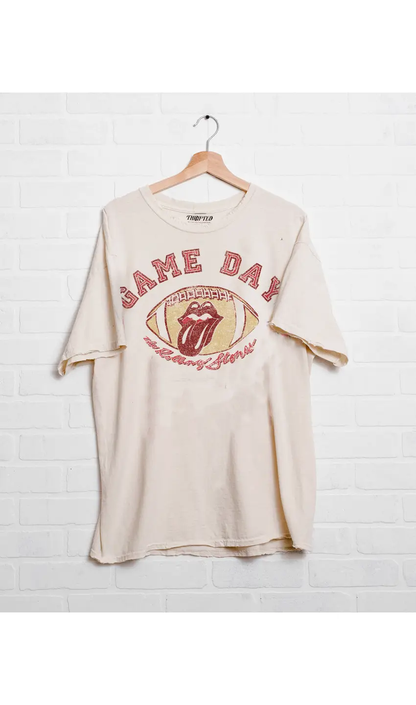 Rolling Stones Vintage Game Day Summer Licensed Graphic Tee