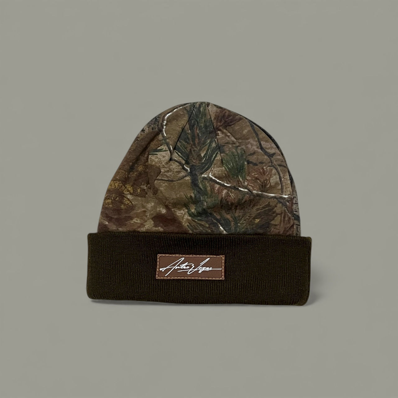 Brown Camo Beanie