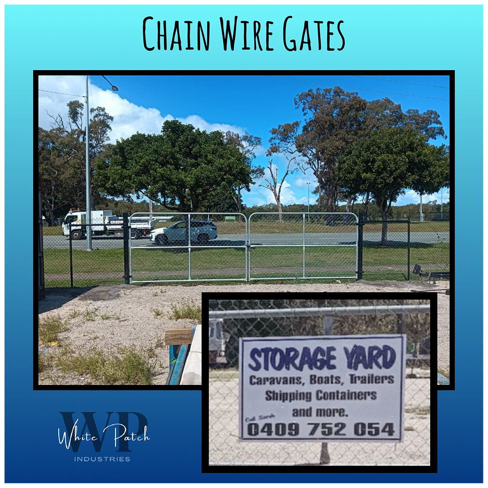 Chain Wire Fence, Chain Wire Gates Bribie Island