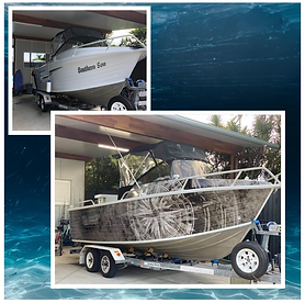 Full Graphic Boat Wrap