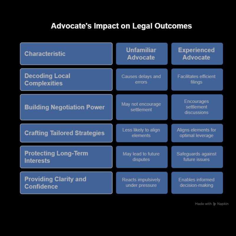 The Importance of Selecting the Right Advocate
