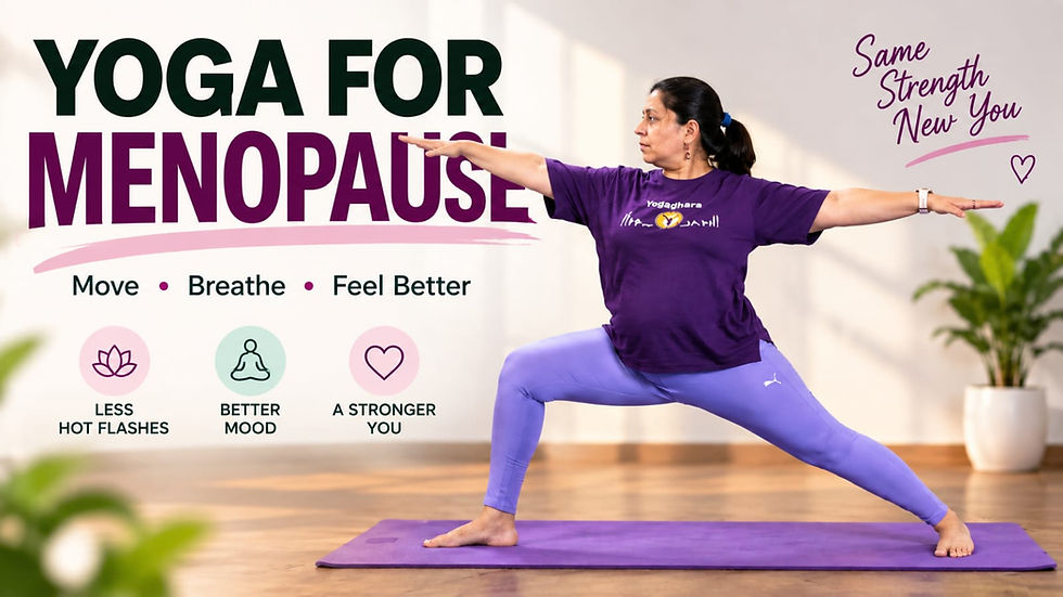 Yoga Through Menopause: A Gentle Path to Strength, Mobility & Inner Calm