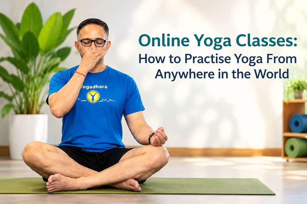 Online Yoga Classes: How to Practise Yoga From Anywhere in the World
