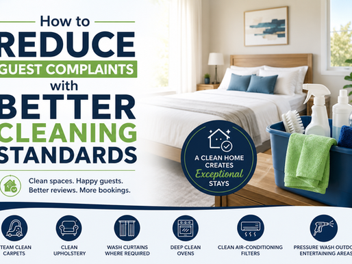How to Reduce Guest Complaints with Better Cleaning Standards