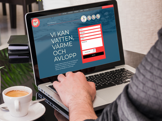 Bålsta Rörmokeri AB lanserar ny hemsida med design av Brunzell Design